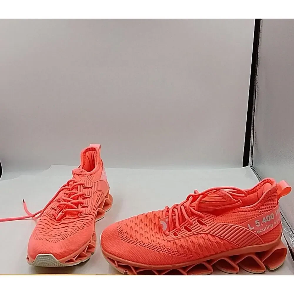 Women’s Neon Pink Blade Athletic Sneakers — Breathable Mesh EU 39 US 7.5